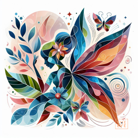 Hada estilo de ilustración abstracta Hada estilo de ilustración abstracta