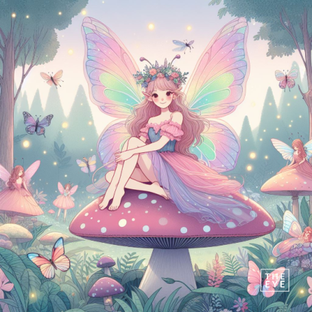 Hada estilo de ilustración surrealista Hada estilo de ilustración surrealista