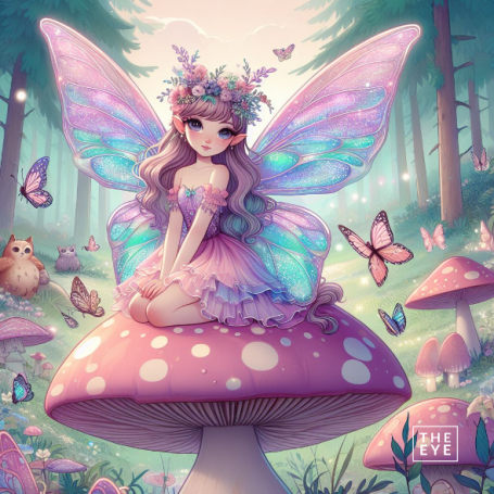 Hada estilo de ilustración surrealista Hada estilo de ilustración surrealista