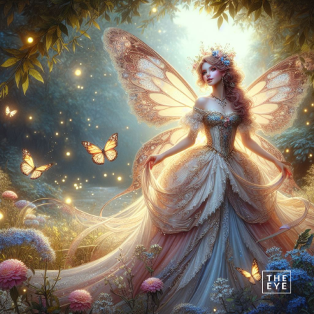 Hada estilo de ilustración realista Hada estilo de ilustración realista