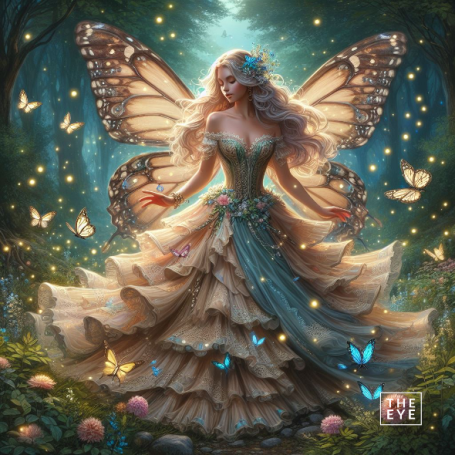 Hada estilo de ilustración realista Hada estilo de ilustración realista
