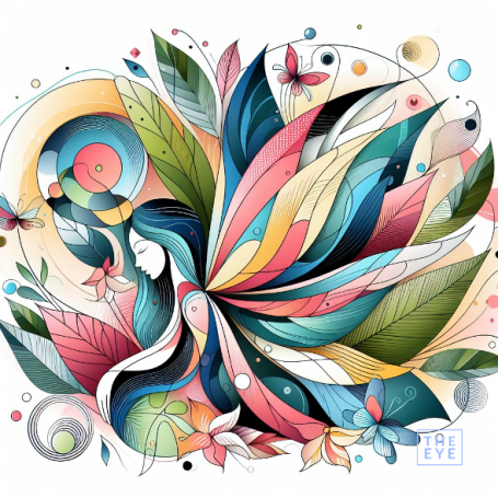 Hada estilo de ilustración abstracta Hada estilo de ilustración abstracta